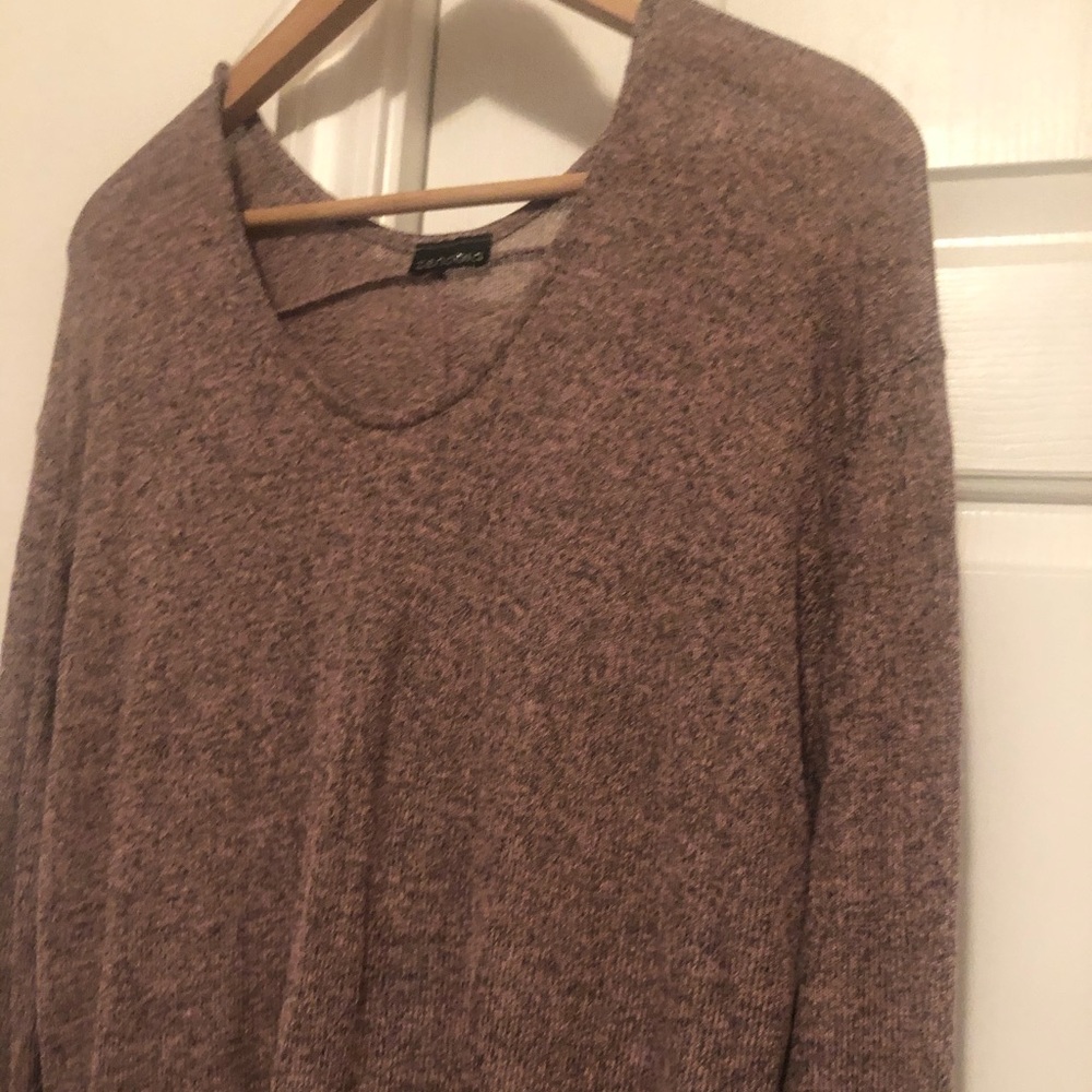 Long Sleeve top. Pink & black